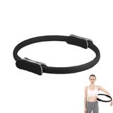 MAGIC SELECT Pilatesring voor training, yoga-ring met dubbele handgreep, pilatescirkel voor weerstand en flexibiliteit, magische banden voor benen en armen