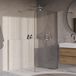Brauer Orion inloopdouche helder glas 120x200cm incl. glascoating chroom