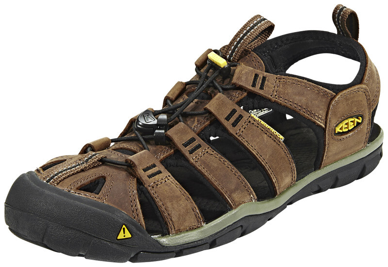 KEEN Clearwater CNX Leather Sandalen Heren bruin 2018 US 11 5 EU 45 Trekking Wandelsandalen