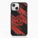 Manchester United Coque de Téléphone 3D Officielle – Design Abstrait Rouge et Noir