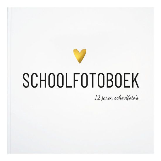Lifestyle2Love Mijn Schoolfotoboek - Invulboek met ruimte voor klassenfoto's en pasfoto's - Cadeau kind