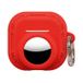 Apple Étui en silicone 2-en-1 pour AirPods 5/4/AirTag avec mousqueton - Rouge