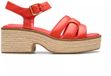 Clarks Coledale Strap - dames sandaal - Rood - maat 38 (EU) 5 (UK)
