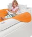 Bol Rail de lit gonflable - Garde-corps de lit portable et sûr pour tout-petits - Barrières de lit pour enfants pour les voyages, les vacances - usage domestique 122x18x10cm - se glisse sous le drap de lit