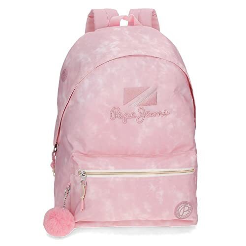 Pepe Jeans Holi schoolrugzak, roze, 31 x 44 x 17,5 cm, polyester, 20,46 l, Violeta, schoolrugzak