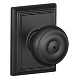 Schlage F40GEO622ADD Addison Collection Georgische privacyknop, mat zwart