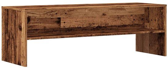 vidaXL Tv-meubel 120x40x40 cm bewerkt hout oud houtkleurig