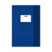 Herlitz A5 boekomslag, donkerblauw, baststructuur met reliëf, 25 stuks