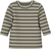 NAME IT NMNBANIO LS XSL TOP NOOS Unisex Lange mouwen shirts Maat 92 Gestreept Groen