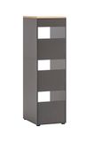 Schildmeyer Solea 702006 Multifunctionele kast, waskast, antraciet, 45,1 x 60 x 154,7 cm