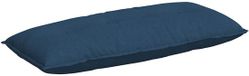 vidaXL - Coussin de dossier - Bleu - 200 x 19 x 50 cm - Tissu