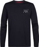 Petrol Industries Heren Longsleeve met print forgewall - Blauw - Maat M