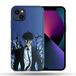 Beschermhoes Apple iPhone 13 (6.1) Manga Solo Leveling Sung Beschermhoes compatibel met Magsafe, blauw