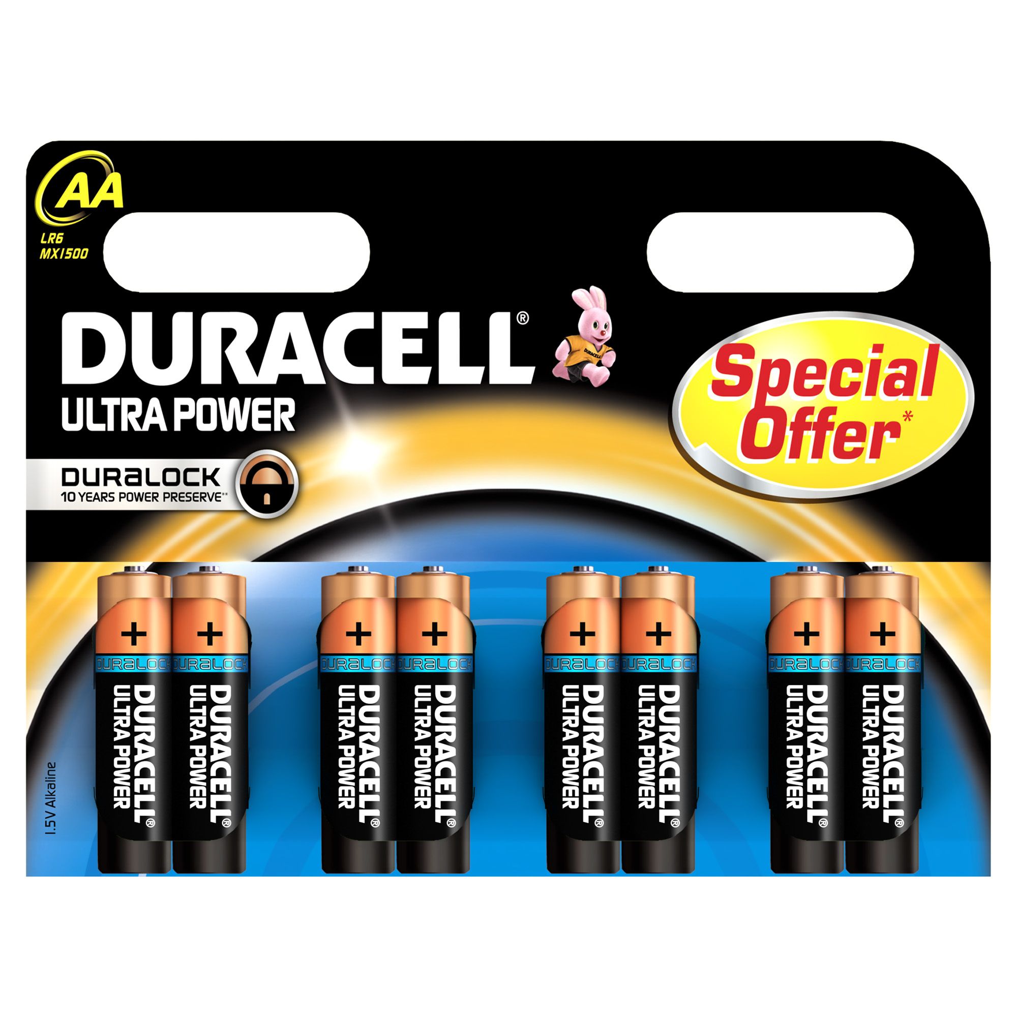 Duracell Ultra Power - AA Batterijen - 8 stuks