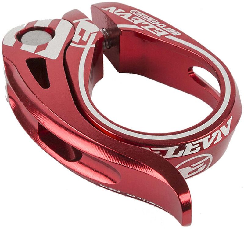 ELEVN TECHNOLOGIES Aero Zadelklem Ø25,4mm met snelsluiting - Rood