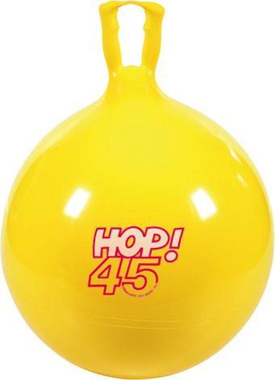 Gymnic Skippybal Hop Hop Diameter 45 Geel