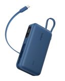 Belkin UltraCharge Power Bank 10000mAh met USB-C Kabel en Display - Blauw