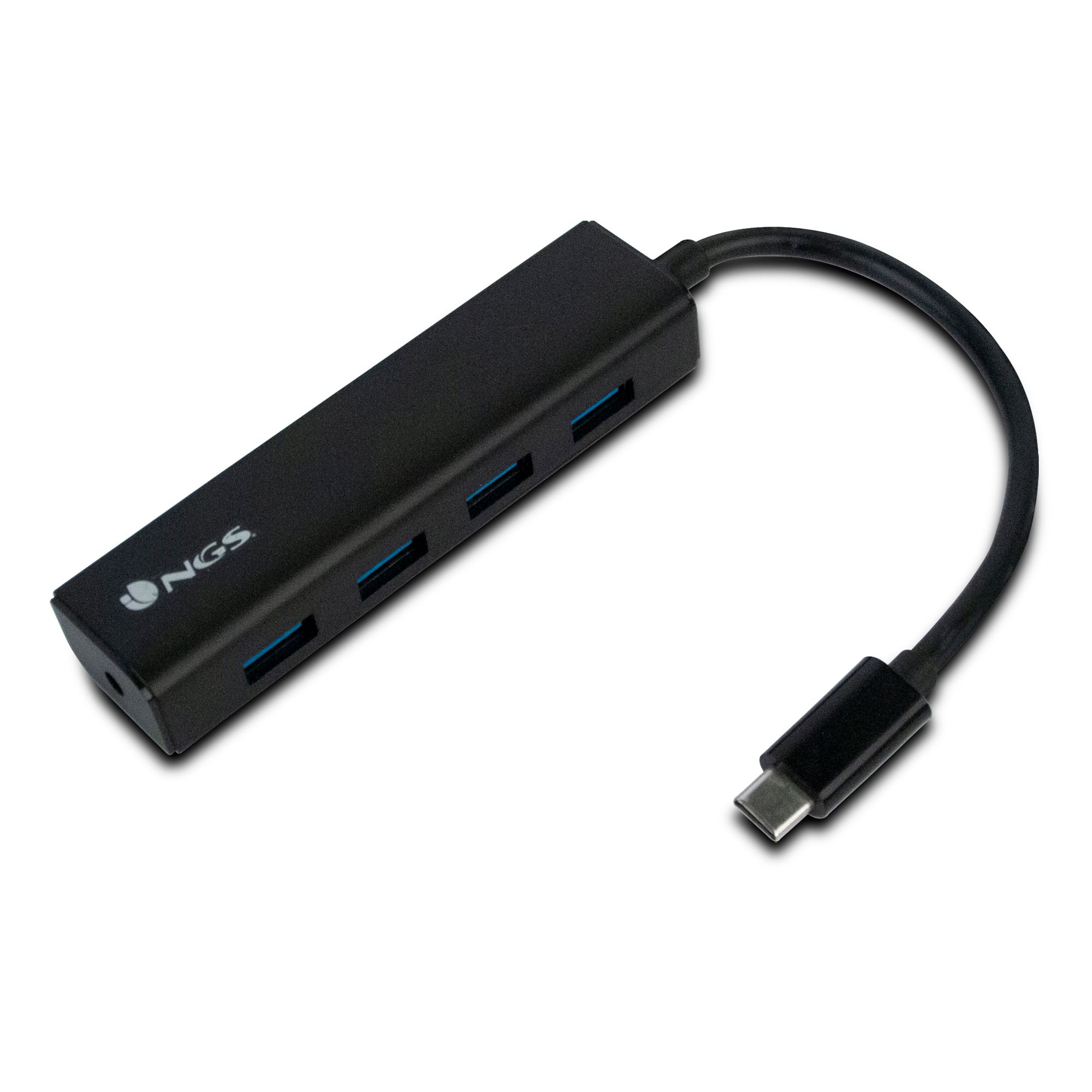 NGS WONDERHUB4 - USB 3.1 Hub - 4 Ports - Black