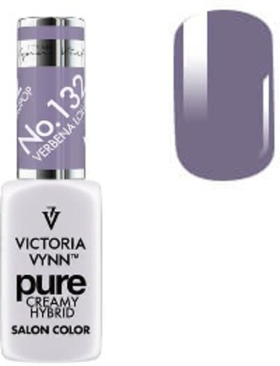 VICTORIA VYNNâ„¢ Gel Nagellak - Gel Polish - Pure Creamy Hybrid - 8 ml - Varbena Lollipop - 132