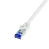 LogiLink C6A091S Netwerkkabel Wit 10 m Cat6a S/FTP Rond