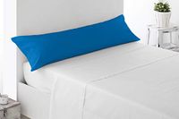 Miracle Home Kussensloop, anti-peeling, zacht en comfortabel, 50% katoen, 50% polyester. 120 x 45. Bed 105. Blauw