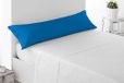 Miracle Home Kussensloop, anti-peeling, zacht en comfortabel, 50% katoen, 50% polyester. 120 x 45. Bed 105. Blauw