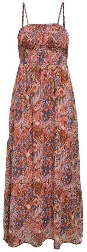 ONLY - ONLELENA VIKKI STRAP ANK DRESS NOOS WVN - Women - Maxi Dresses - S - Langoustino
