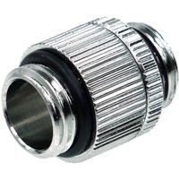 Alphacool double nipple G1/4 outer thread to G1/4 - Aansluitadapter voor vloeistofkoelsysteem - chroom