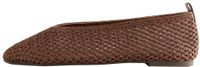 Next - Dames - Forever Comfort® gehaakte ballerina's met hoge wreef - Brons