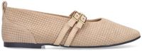 No Stress Dames Beige suède ballerina's Maat 41