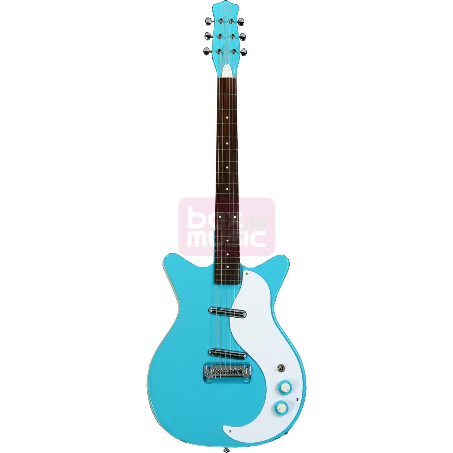 Danelectro DC59 M NOS CBL Baby Come Back Blue elektrische gitaar