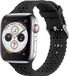 Strap-it Siliconen smartwatch bandje - Geschikt voor Apple Watch Series 1/2/3/4/5/6/7/8/9/SE/Ultra - Zwart
