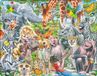 Larsen Maxi Happy African Animals 43 pcs Puzzle