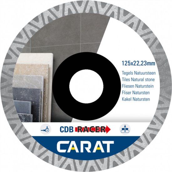 Carat CDB Racer Diamantzaagblad - 115x22,23mm - Tegels/Natuursteen