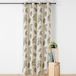HomeMaison Vintage botanisch gordijn Linnen Groen
