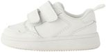 Next - Jongens - Baby's eerste loopschoentjes van leer met klittenbandsluiting en brede pasvorm (G) - Wit