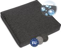 bomoe ilano – Outdoor Lounge Zitkussen 60x60cm – Tuinkussen 8cm dik, Wasbaar & UV Bescherming – Antraciet