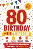 The 80th Birthday Trivia Book - Full Color Premium Edition Gift