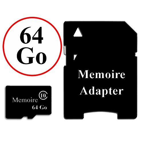 Ph26 Micro-SD-geheugenkaart 64 GB klasse 10 + adapter voor Samsung Galaxy S6 Edge