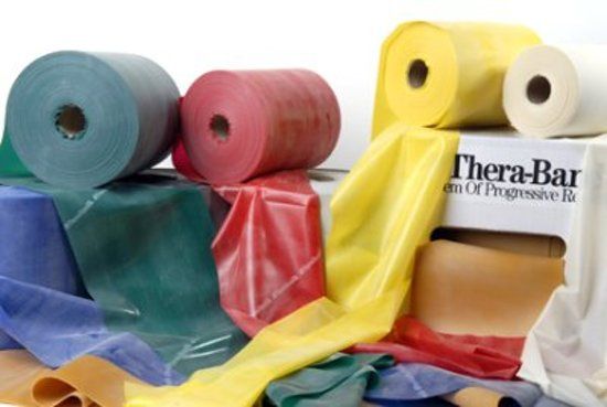 Theraband Thera Band 45 5 meter Weerstandsband rot