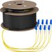 EFB Elektronik O8322S100OS2 InfiniBand en Glasvezelkabel 100 m 8x LC OS2 U-DQ(ZN) BH Zwart, Blauw, Geel
