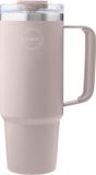 AYA&IDA Thermocup with straw - Thermosfles - waterfles - drinkfles - to go - 885ml - SOFT ROSE