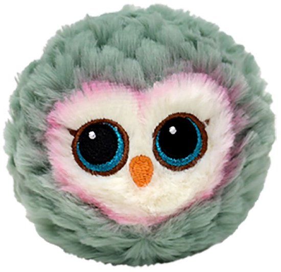 Ty Beanie Bouncers Knuffel Uil Feathers