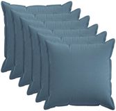 vidaXL - Kussensloop - 6 stuks - Jeans Blauw - 70 x 70 cm