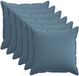 vidaXL - Kussensloop - 6 stuks - Jeans Blauw - 70 x 70 cm