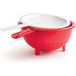 Tupperware Lot de 2 passoires - Rouge foncé/Blanc - 2 L et 400 ml, antidérapantes