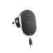 SBS TESUPP15WRETRACABL Support actif pour voiture pour téléphone portable/smartphone avec chargement sans fil, noir