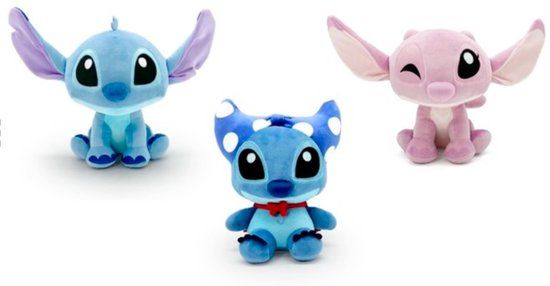 Simba Bem's 3 x Knuffel Stitch Disney Doorables - Stitch & Angel
