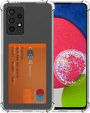 Smartphonica Telefoonhoesje Geschikt voor Samsung Galaxy A52s 5G met Pasjeshouder