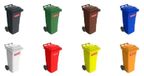 Sulo 60 liter afvalcontainer, prullenbak, vuilnisbak, grote afvalcontainer, groen